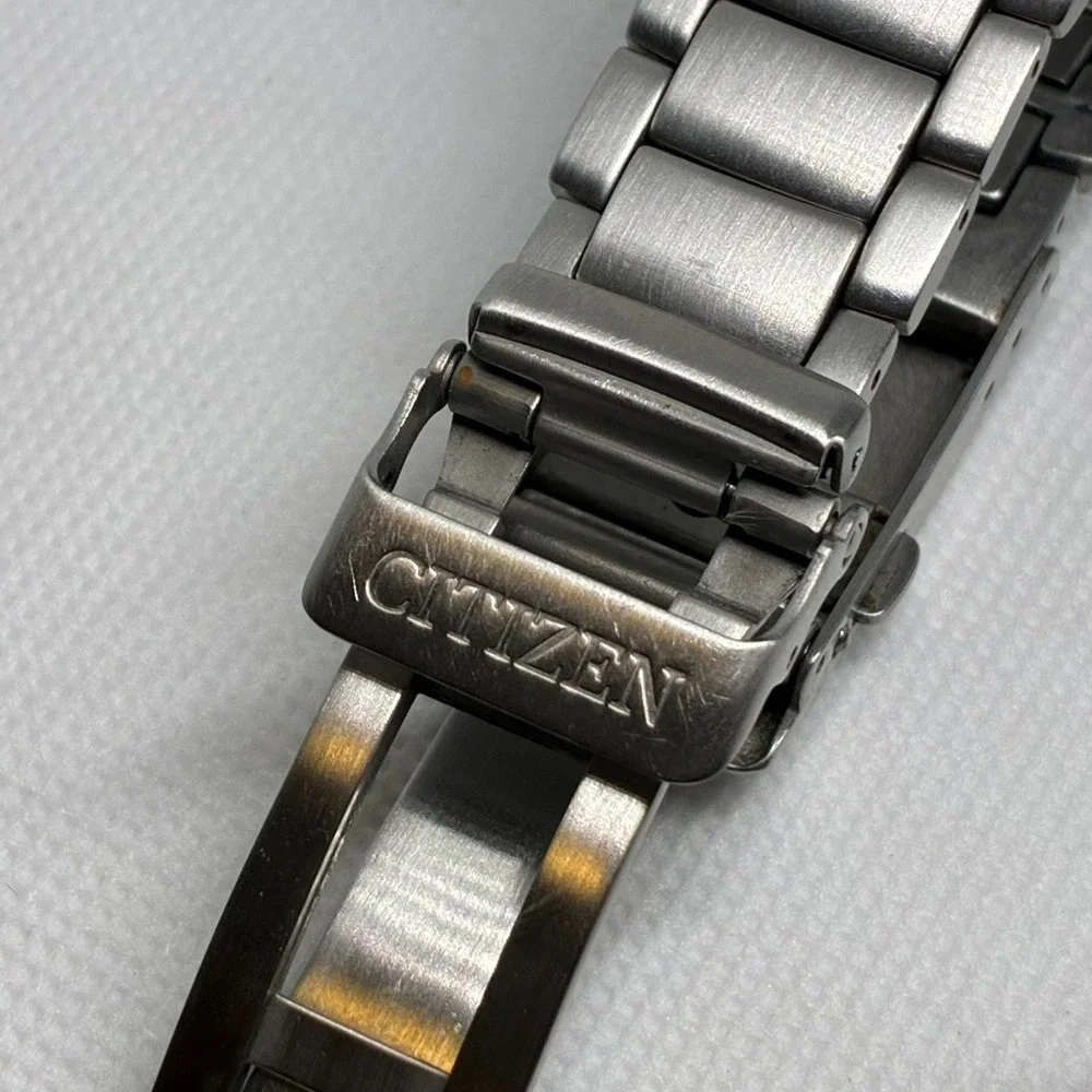 Citizen Skyhawk C651 Eco-Drive Solar Mens Watch - NEW CAPACITOR & CRYSTAL!